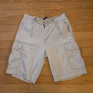 Vintage Abercrombie & Fitch Cargo Shorts Mens 30 Beige Paratrooper Y2K Military